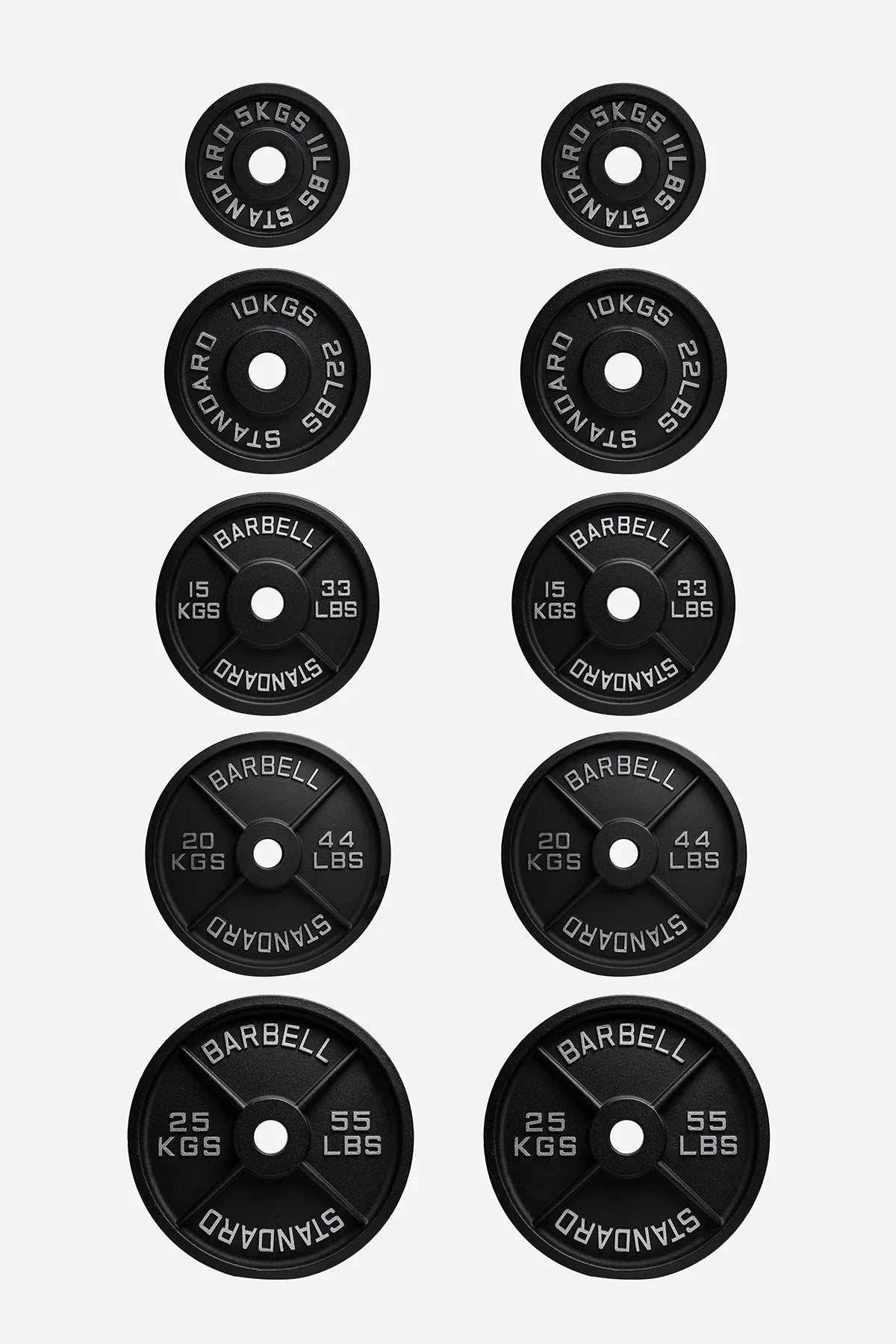 Black Iron Weight Plates - BlackBear Fitness