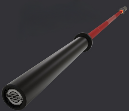 6ft International 15kg Cerakote Red Olympic Barbell