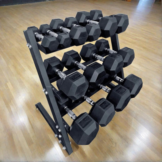 2.5kg-25kg Hex Dumbbell Package (7 Pairs)