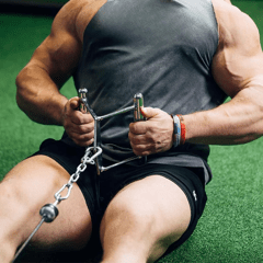 Close Grip Pulldown - Cable Attachment - BlackBear Fitness