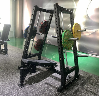 Dual Chest & Shoulder Smith Press Machine - Plate Loaded