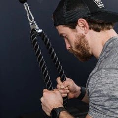 Dual Tricep Rope - Cable Attachment - BlackBear Fitness