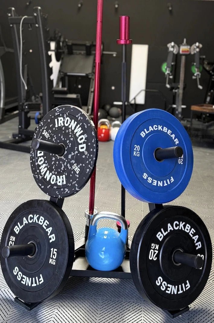 Front Facing Weight/Bar Storage Stand - BlackBear Fitness