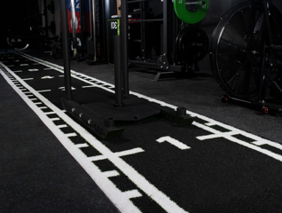 Sled Track With Full Markings 1m x 10m