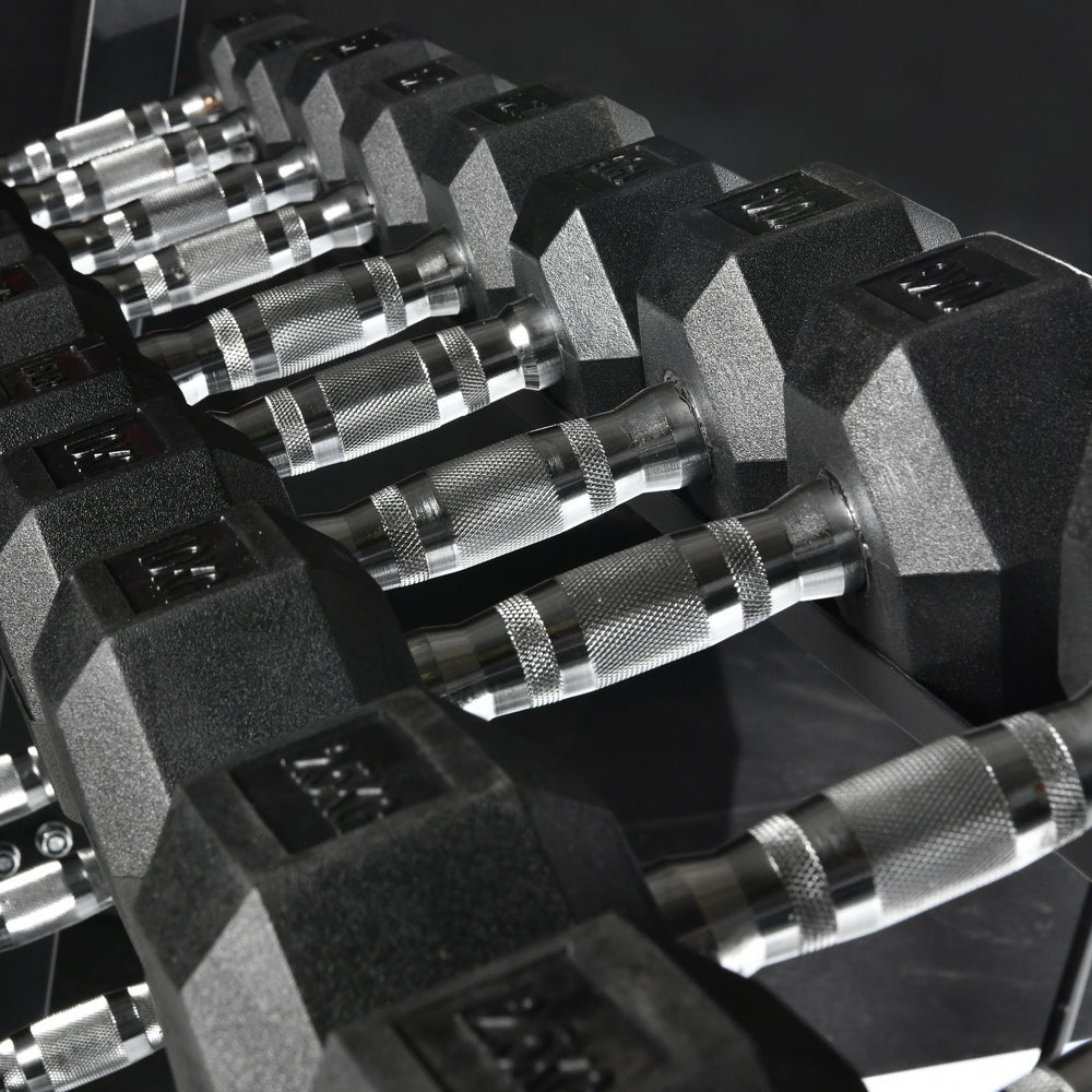 2.5kg - 30kg Hex Dumbbell Package (12 Pairs) - BlackBear Fitness