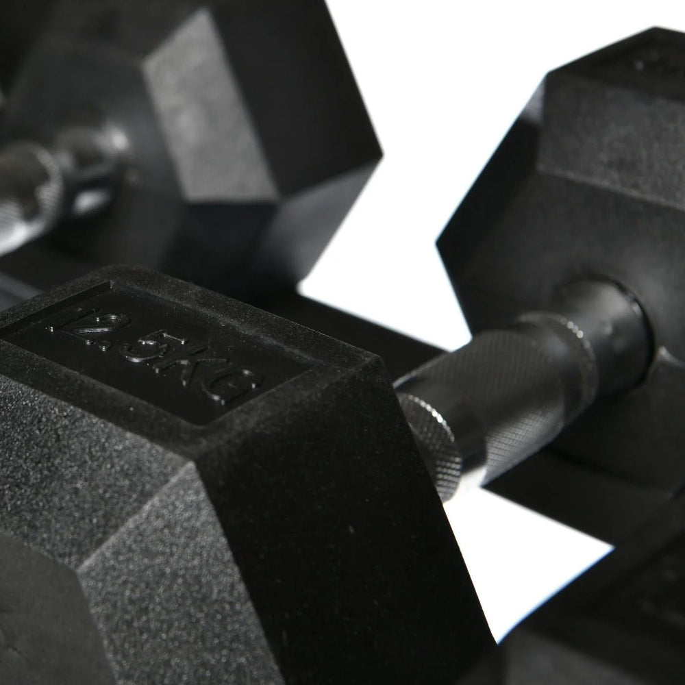 2.5kg - 30kg Hex Dumbbell Package (12 Pairs) - BlackBear Fitness