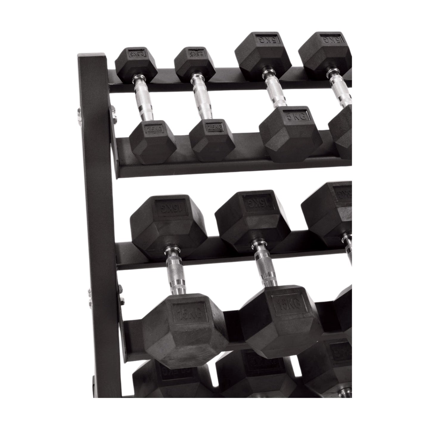 2.5kg-30kg Hex Dumbbell Package (12 Pairs)