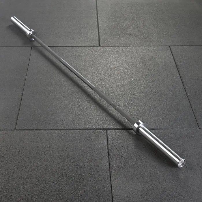 6ft / 7ft Black & Chrome Olympic Barbells