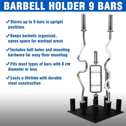 9x Bar Barbell Stand