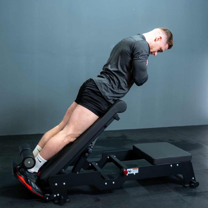 Commercial Nordic Curl & Back Extension Bench