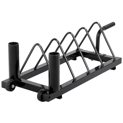 Weight Plate & Barbell Toaster Rack - Compact - BlackBear Fitness