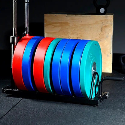 Weight Plate & Barbell Toaster Rack - Compact - BlackBear Fitness