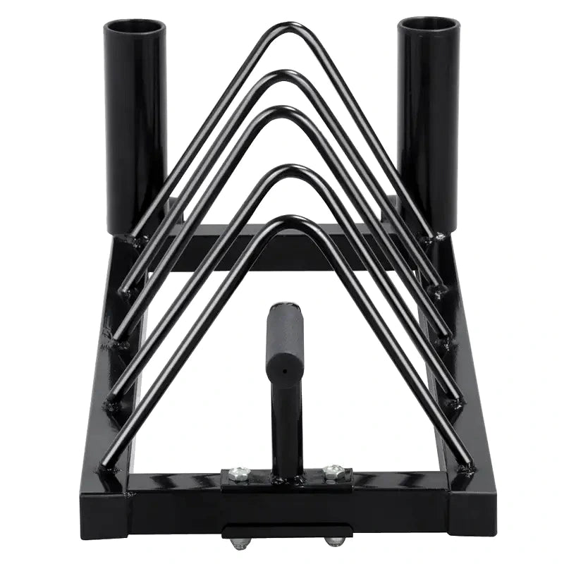 Weight Plate & Barbell Toaster Rack - Compact - BlackBear Fitness