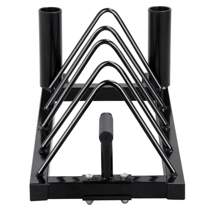 Weight Plate & Barbell Toaster Rack - Compact - BlackBear Fitness