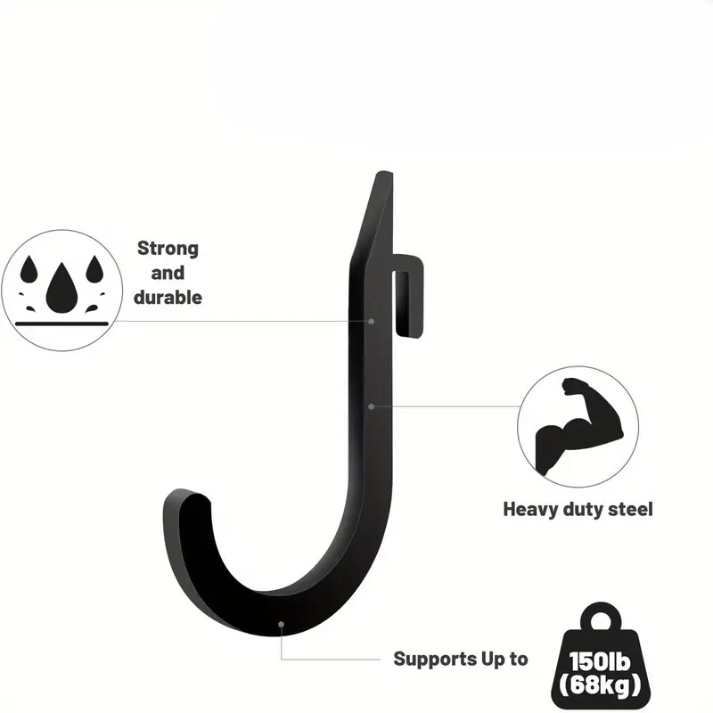 Rack Accessory Storage Hooks