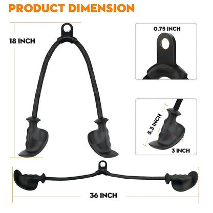 Ergonomic Tricep Attachment