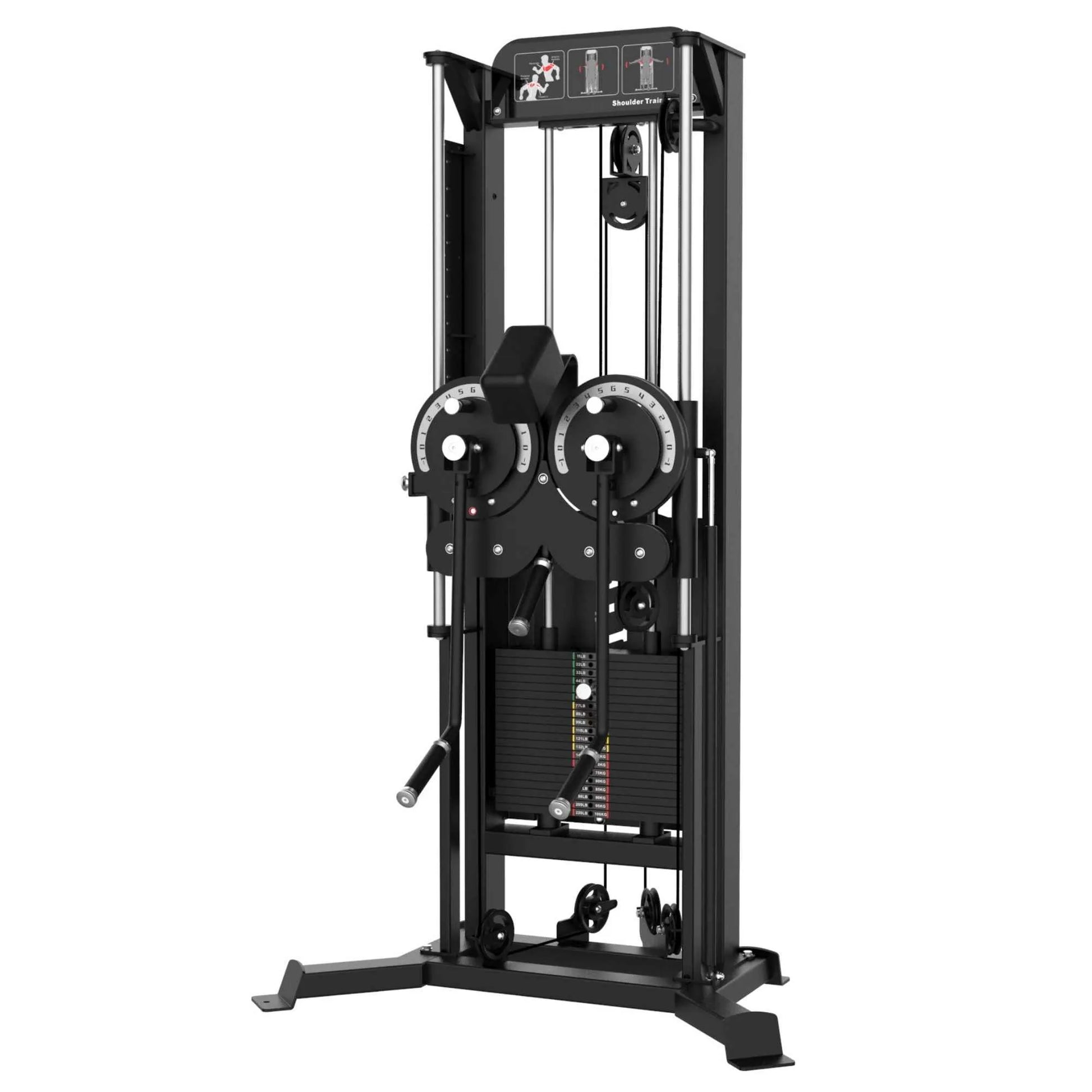 Apex Standing Multi Raise Machine - 120kg Weight Stack - BlackBear Fitness