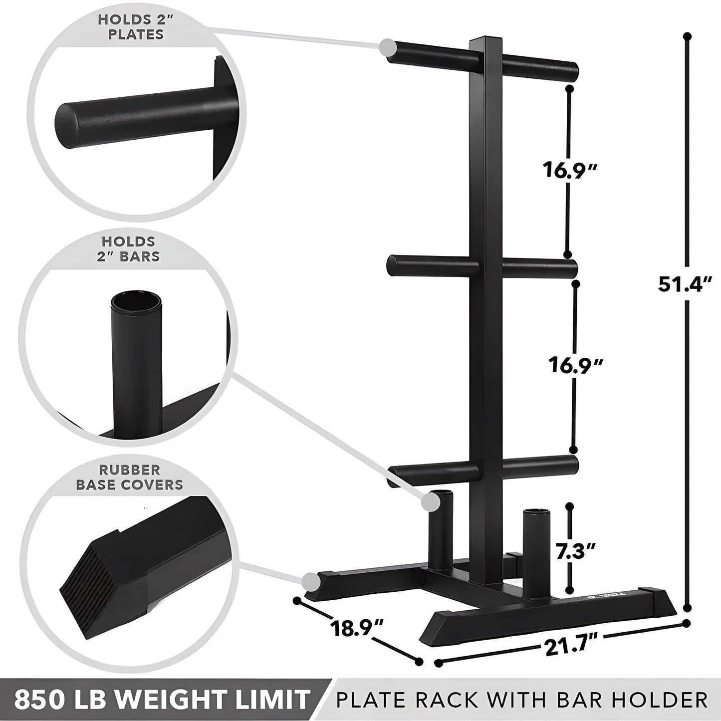 Olympic Weight Tree & Barbell Storage