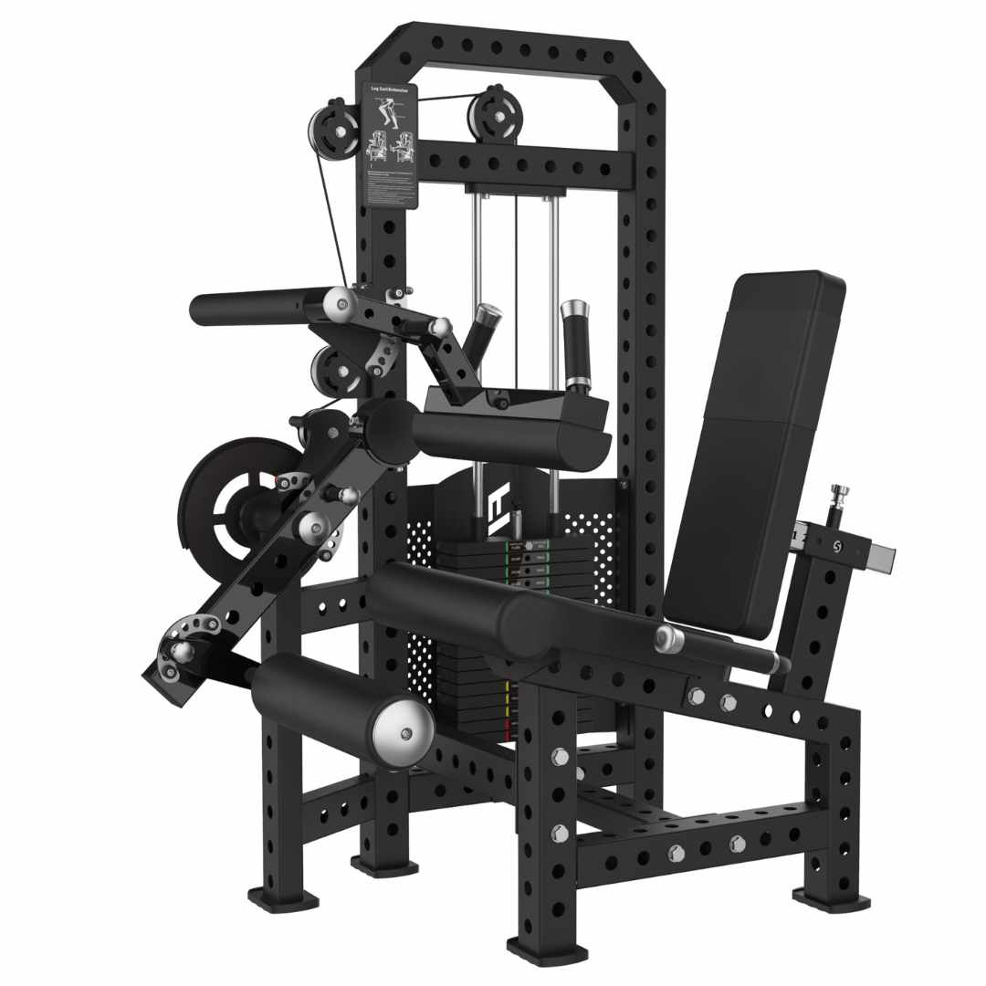 Leg Extension & Leg Curl Machine - 120kg Weight Stack