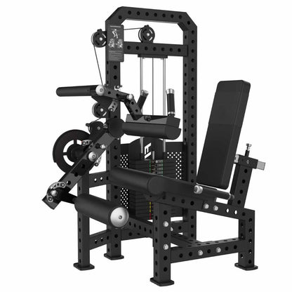 Leg Extension & Leg Curl Machine - 120kg Weight Stack