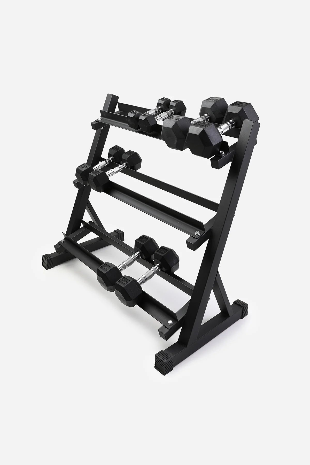 1m 3 Tier Dumbbell Storage Rack