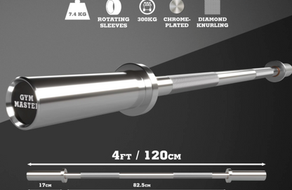 4ft Chrome Olympic Barbell