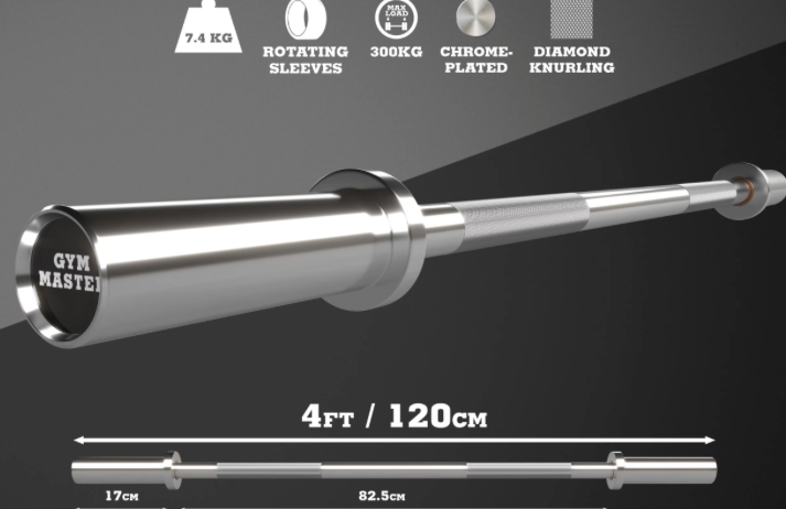 4ft Chrome Olympic Barbell