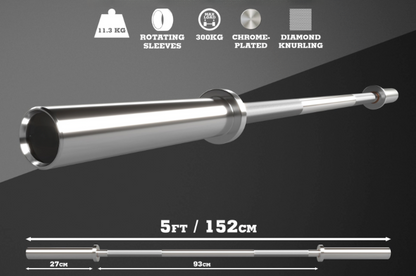 5ft Chrome Olympic Barbell