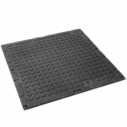 Premium 1m x 1m 20mm Black Flooring - BlackBear Fitness