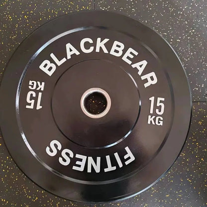 Black Bumper Plates - BlackBear Fitness