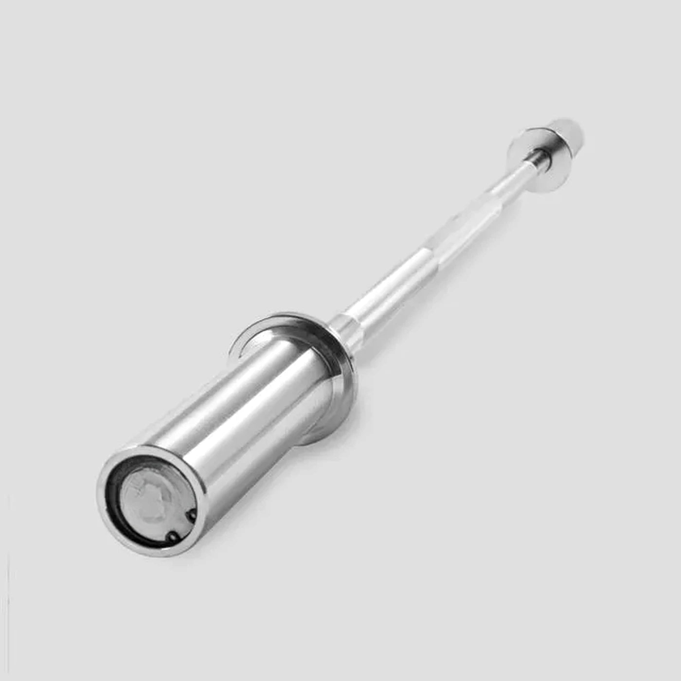 BlackBear 4ft 8kg Chrome Olympic Barbell — full length view