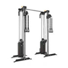 Cable Tower Squat Stands with weight stacks, without back uprights
