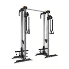 Plate-loaded Cable Tower Squat Stands without back uprights