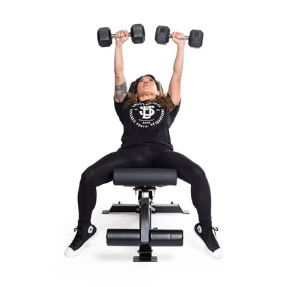 5kg–30kg Hex Dumbbell Package + A-Frame Rack (6 Pairs) - BlackBear Fitness