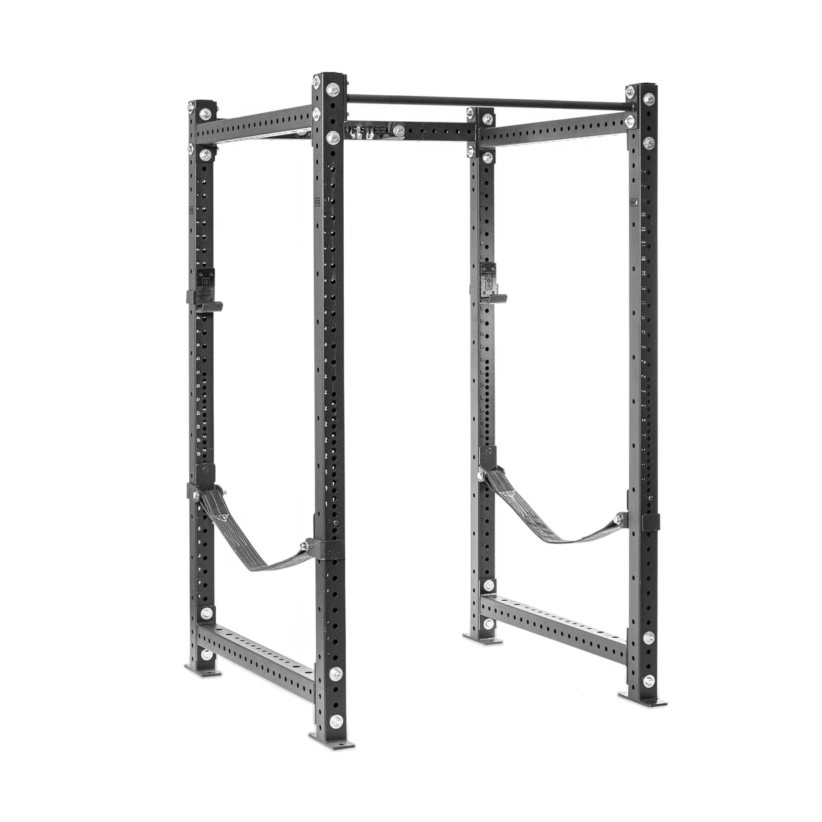 Hydra four-post power rack example configuration on a white background