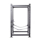 Front view of a Hydra rack example configuration