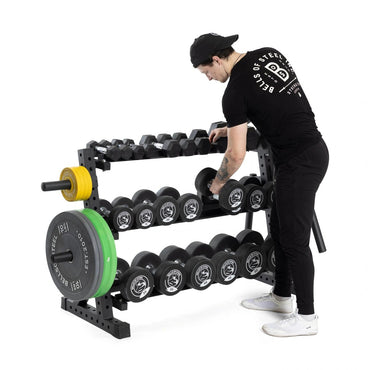 3-Tier Dumbbell Rack – Bells of Steel - BlackBear Fitness
