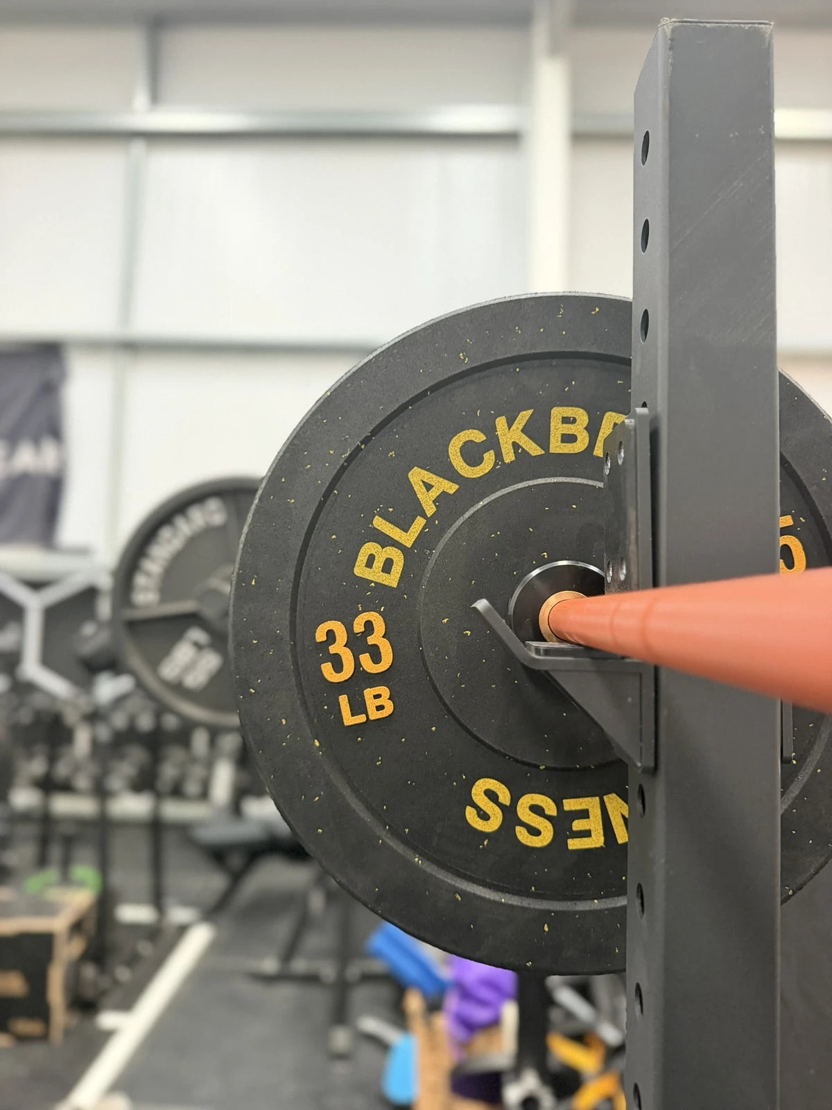 6ft 15kg Orange & Black Olympic Barbell