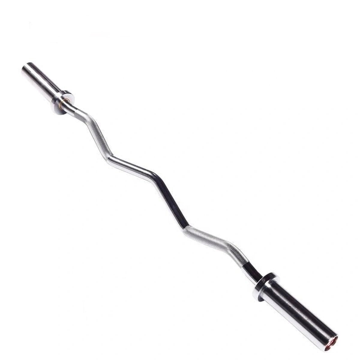 8kg Chrome Ez Curl Barbell - BlackBear Fitness