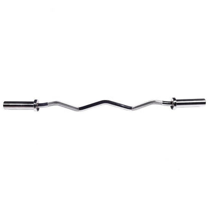 8kg Chrome Ez Curl Barbell - BlackBear Fitness
