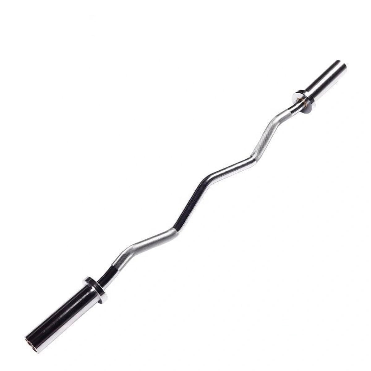 8kg Chrome Ez Curl Barbell - BlackBear Fitness