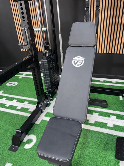 lackBear Multi-Angle Adjustable Bench — flat bench position