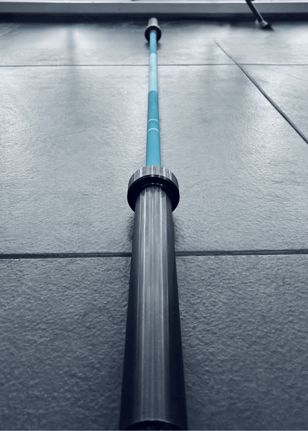 6ft 15kg Teal & Black Olympic Barbell - BlackBear Fitness