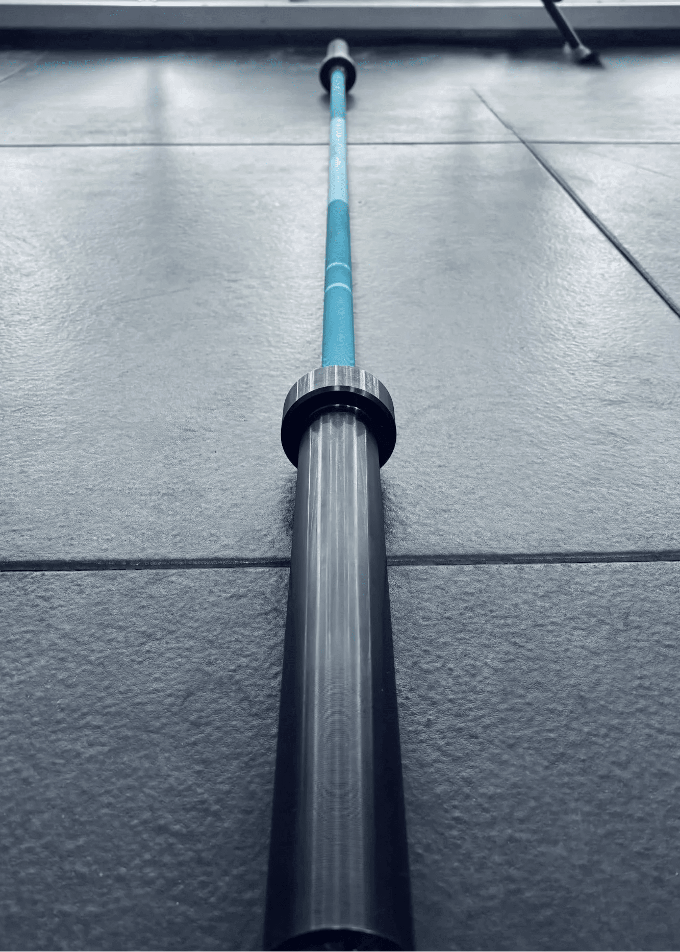 6ft 15kg Teal & Black Olympic Barbell - BlackBear Fitness
