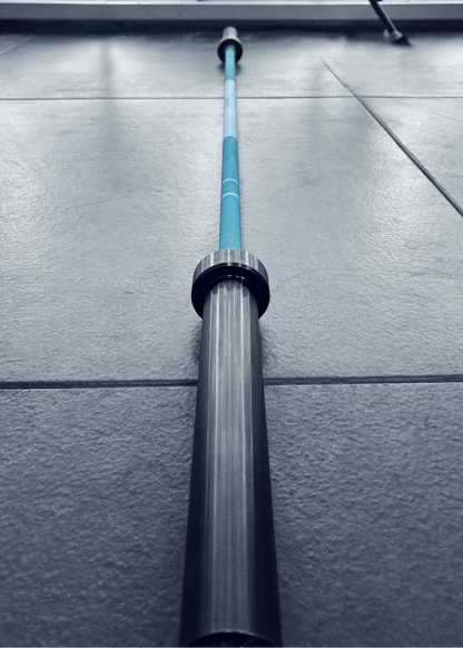 6ft 15kg Teal & Black Olympic Barbell - BlackBear Fitness