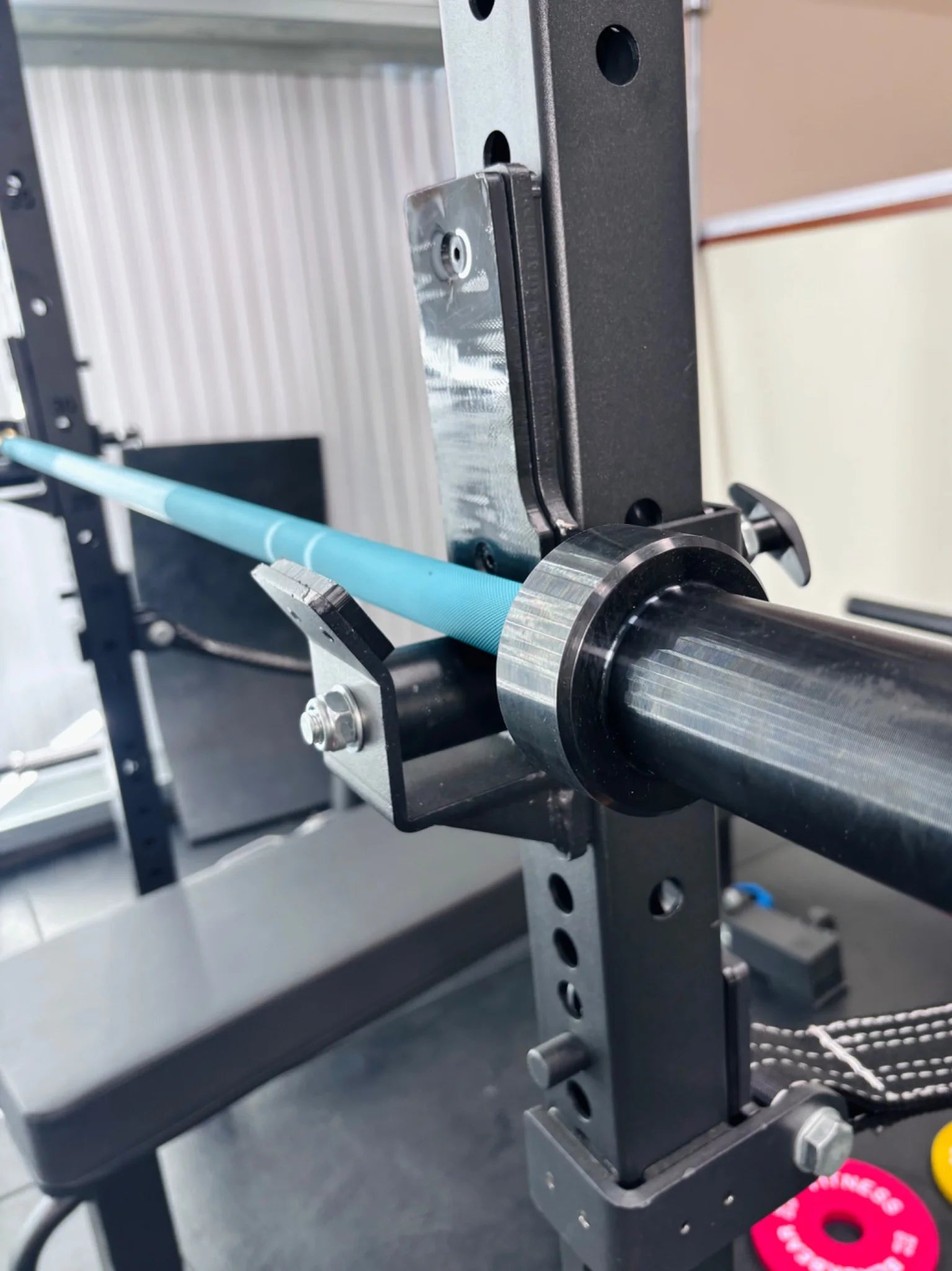 6ft 15kg Teal & Black Olympic Barbell - BlackBear Fitness