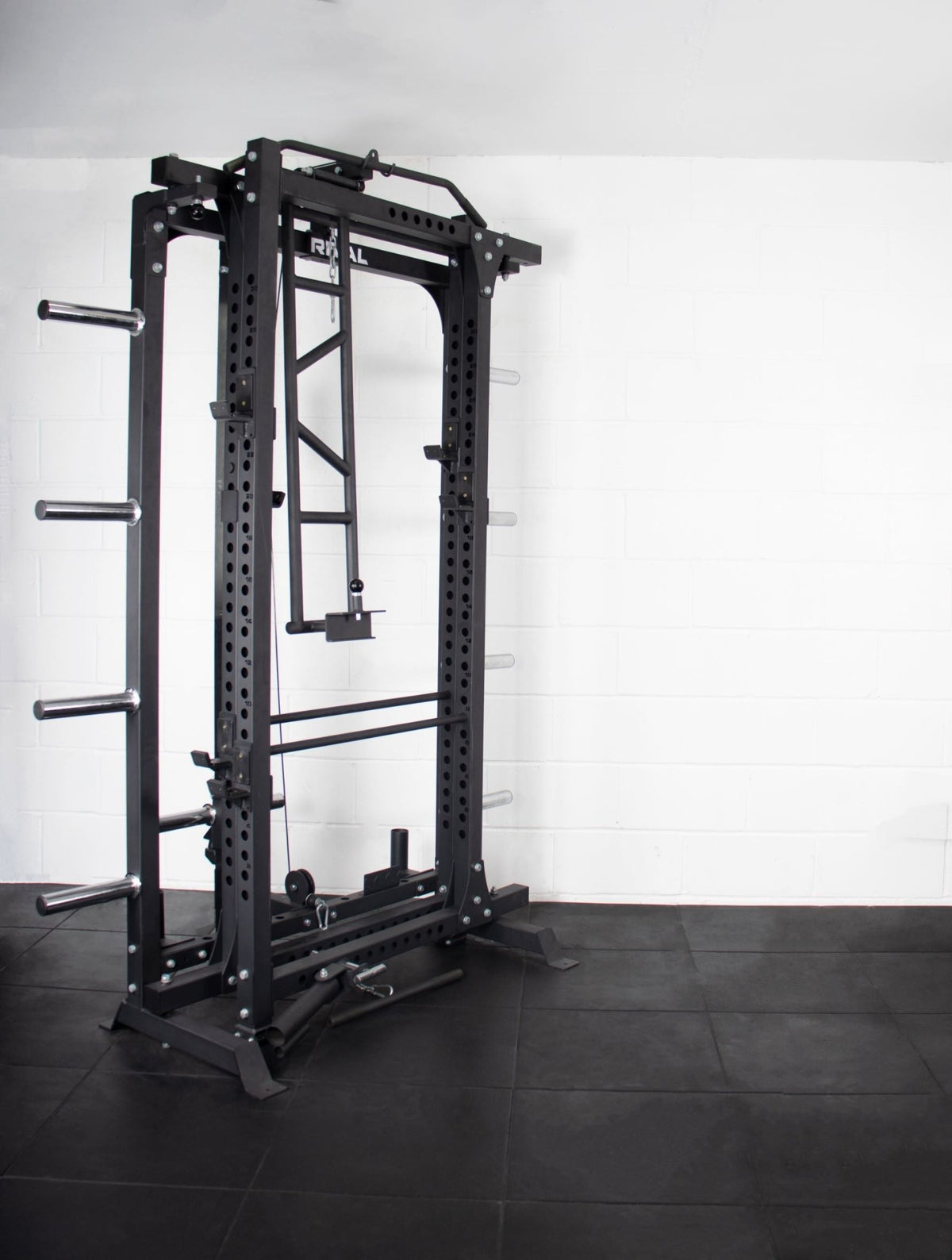 Folding Power Rack with Optional Cable System - BlackBear Fitness