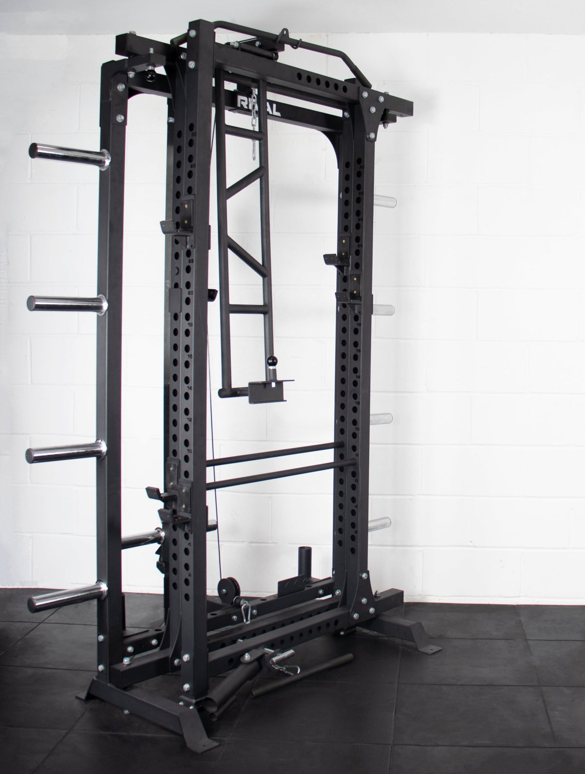Folding Power Rack with Optional Cable System - BlackBear Fitness