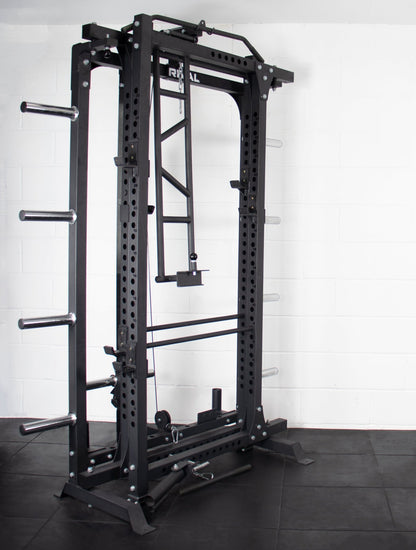 Folding Power Rack with Optional Cable System - BlackBear Fitness