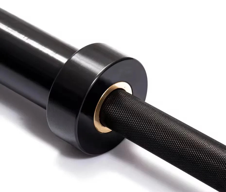 6ft 15kg All Black Olympic Barbell - BlackBear Fitness